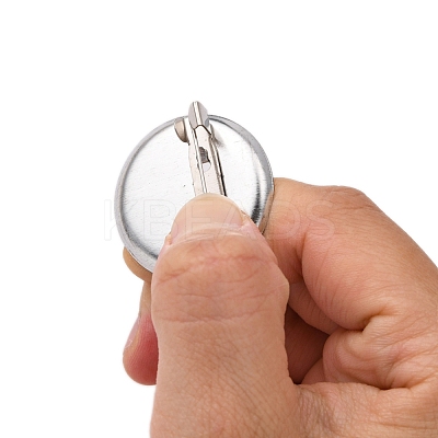 Platinum Plated  Iron DIY Iron Brooch Findings X-E069Y-1
