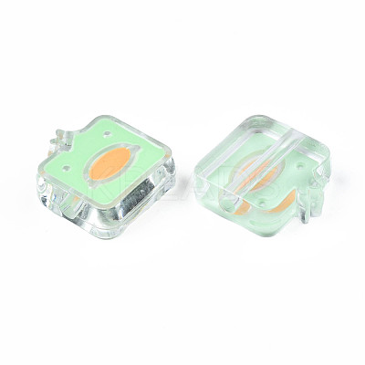 Transparent Acrylic Beads ACRC-S039-09B-1