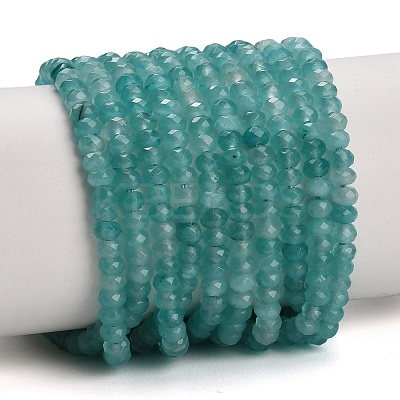 Dyed Natural White Jade Beads Strands GG-CBAF9EE-A03-3x4mm-1