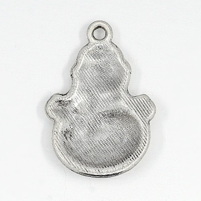 Tibetan Style Lovely Snowman Alloy Charms X-EA314Y-1