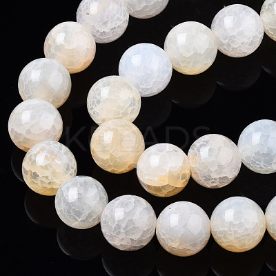 Natural Crackle Agate Beads Strands G-S359-240B-2-1