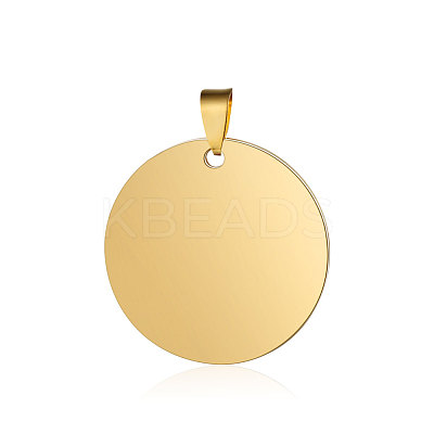 Ion Plating(IP) 304 Stainless Steel Pendants STAS-I311-05C-G-1