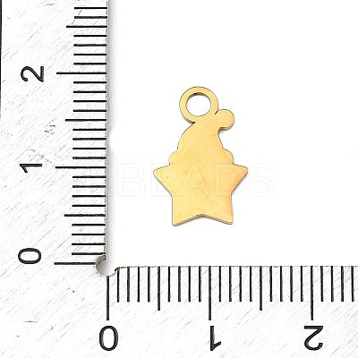 Christmas 304 Stainless Steel Enamel Charms LS-STAS-I356-02G-03-1