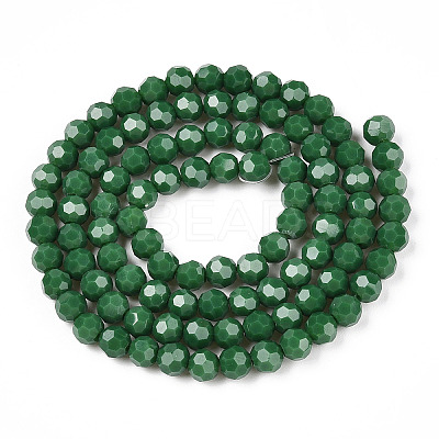 Opaque Glass Beads Stands EGLA-A035-P6mm-D06-1