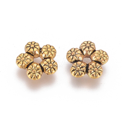 Tibetan Style Alloy Spacer Beads GLF10889Y-NF-1