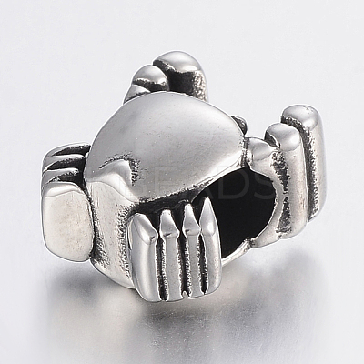 304 Stainless Steel Beads STAS-H446-72AS-1