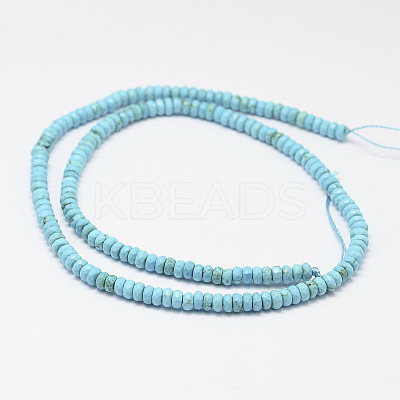 Natural Howlite Beads Strands TURQ-P027-07-1