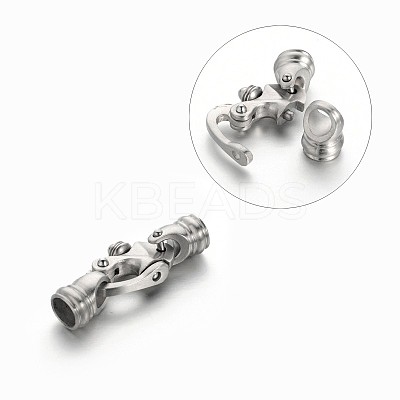 Tarnish Resistant 304 Stainless Steel Clasps LS-STAS-M197-01-1