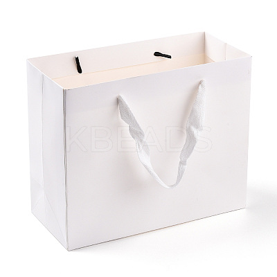 Rectangle Paper Bags with Rope Handles CARB-L011-02B-06-1
