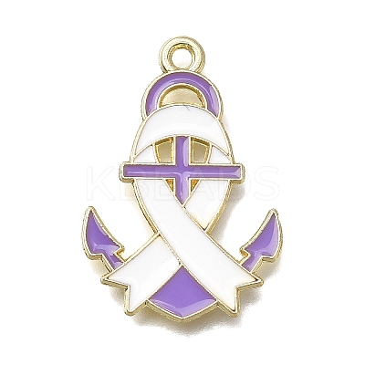 Alloy Enamel Pendants FIND-Z094-01G-02B-1