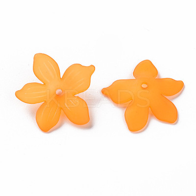 Frosted Acrylic Bead Caps MACR-S371-05A-724-1