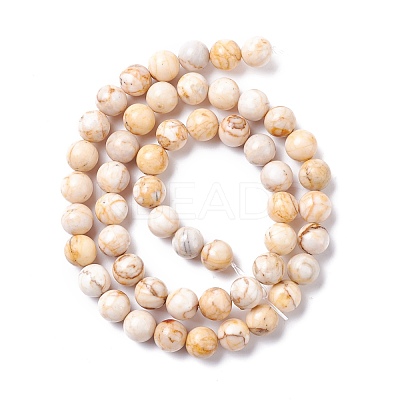 Natural HuBei Turquoise Beads Strands G-K317-A08-01-1
