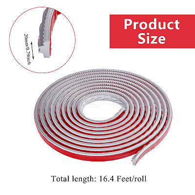 PVC Self-Adhesive Flexible Molding Trim AJEW-WH0542-005A-1