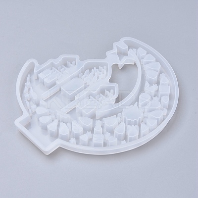 DIY Castle Crescents Moon Silicone Molds X-DIY-I034-02-1