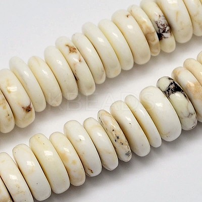 Natural Magnesite Beads Strands G-M138-43-1