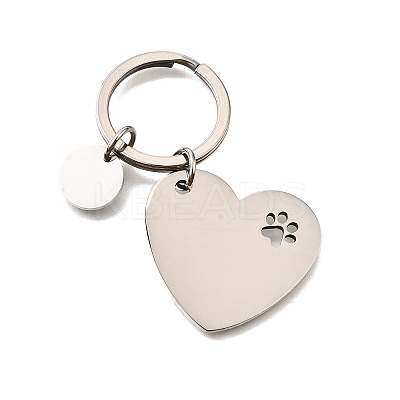 304 Stainless Steel Keychains KEYC-K024-01P-1