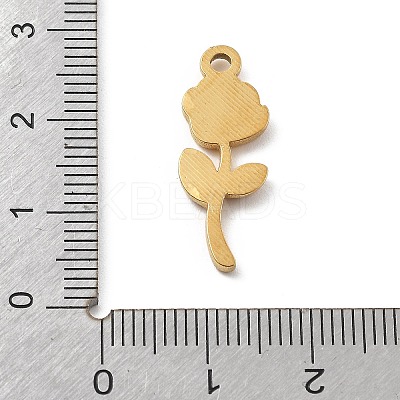 304 Stainless Steel Rhinestone Pendants STAS-D300-01G-01-1