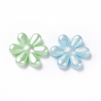 Imitation Pearl Acrylic Beads OACR-E013-25-1