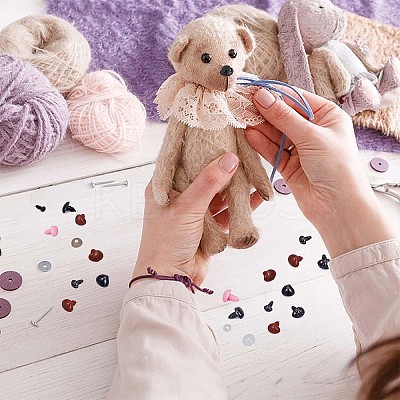 12 Styles Plastic Dog Safety Craft Noses FIND-GF0004-64-1