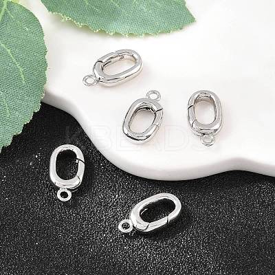 SHEGRACE Brass Spring Gate Rings XGR0096P-129P-1