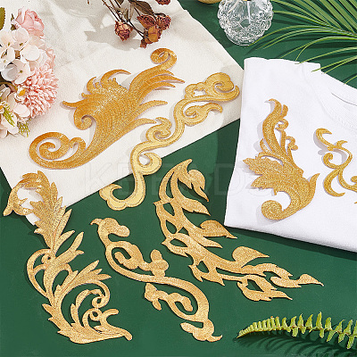 14Pcs 7 Style Auspicious Cloud Computerized Embroidery Cloth Iron on/Sew on Patches DIY-GA0006-30-1