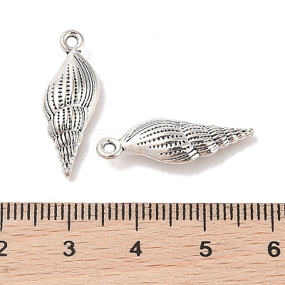 Spiral Shell Tibetan Style Alloy Pendants LS-TIBEP-R344-40AS-LF-1