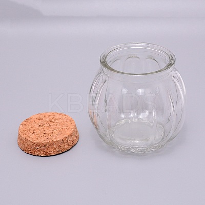 Empty Glass Wishing Bottle LS-GLAA-WH0028-10-1