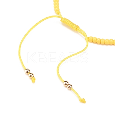 Lampwork Evil Eye & Glass Beaded Bracelet BJEW-JB08367-02-1