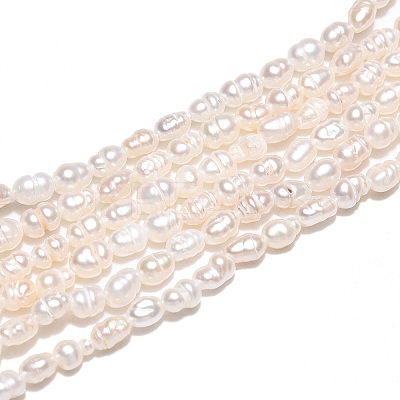 Natural Cultured Freshwater Pearl Beads Strands PEAR-N012-02X-1