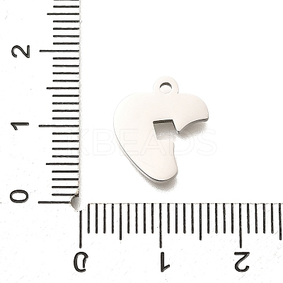 304 Stainless Steel Charms STAS-L022-034P-1