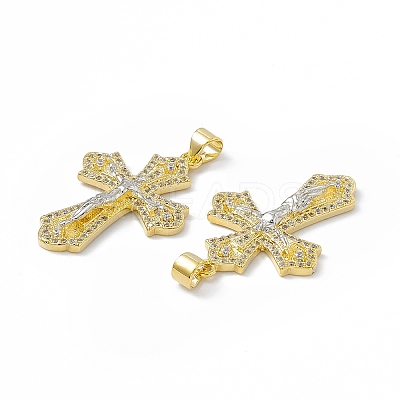 Rack Plating Eco-friendly Brass Charms KK-B065-10P-1
