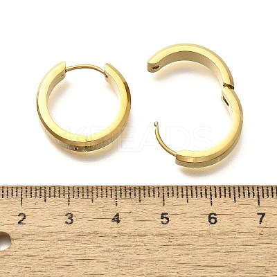 304 Stainless Steel Hoop Earrings for Women EJEW-C096-44G-1