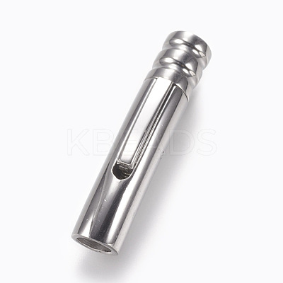 Tarnish Resistant 304 Stainless Steel Bayonet Clasps STAS-O114-050B-P-1