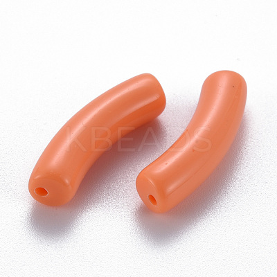 Opaque Acrylic Beads X-MACR-S372-002B-S025-1