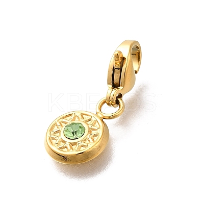 304 Stainless Steel Pendants Decoration STAS-R159-60G-03-1