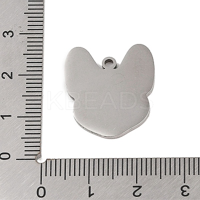 Non-Tarnish 201 Stainless Steel Pendants STAS-C095-32P-1