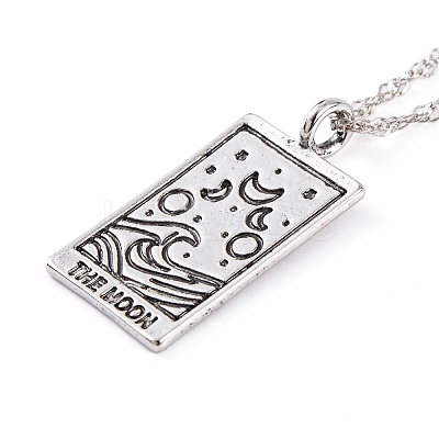 Alloy Pendant Necklaces NJEW-I241-02ASP-01-1