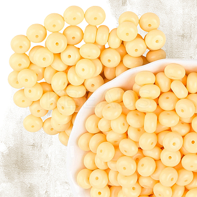 200Pcs Opaque Baking Paint Glass Seed Beads SEED-PA0001-01D-1