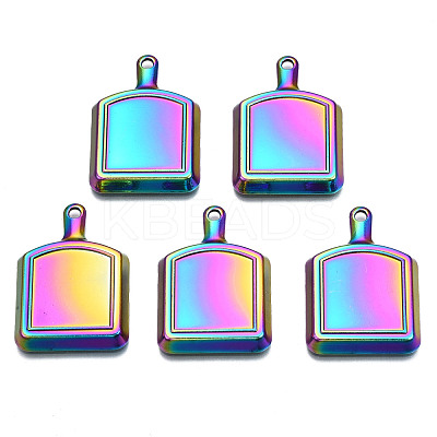 Rainbow Color Alloy Pendants PALLOY-N156-154-NR-1