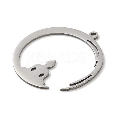 Non-Tarnish 201 Stainless Steel Pendants LS-STAS-B049-12P-1