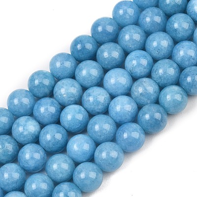 Dyed Natural White Jade Beads Strands GG-CBAD029-A05-10mm-1