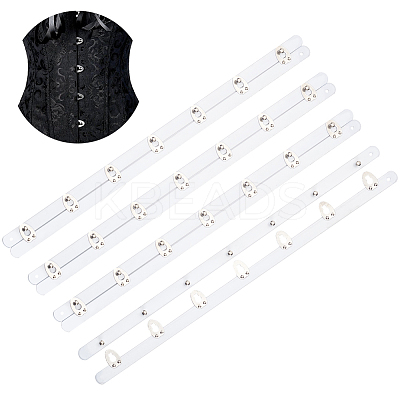 4 Pairs Iron Corset Busk FIND-BC0003-15C-1