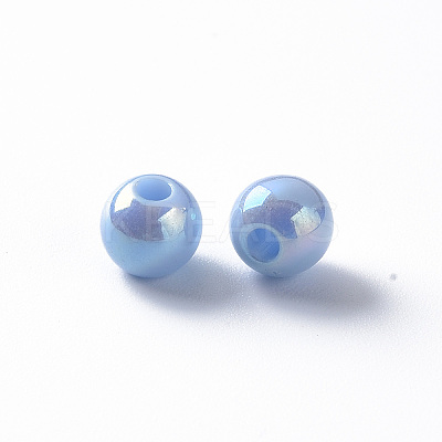 Opaque Acrylic Beads X-MACR-S370-D6mm-M1-1