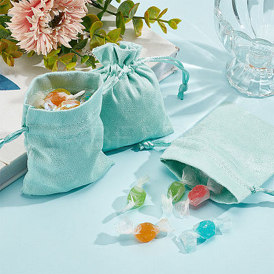 12Pcs Velvet Cloth Drawstring Bags TP-DR0001-01B-03-1