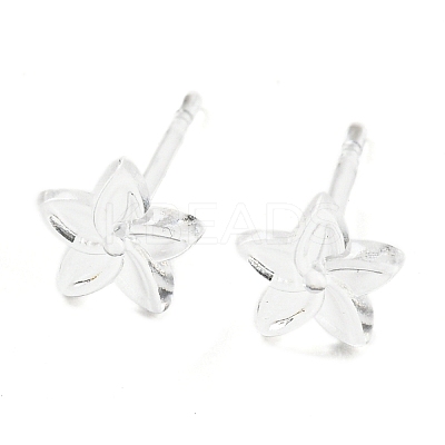 Resin Stud Earring Findings LS-X1-FIND-H046-14-1