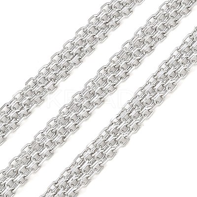 304 Stainless Steel Triple Cable Chains CHS-L034-01A-P-1