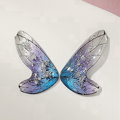 Gradient Color Transparent Resin Pendants LS-RESI-TAC0019-06C-1