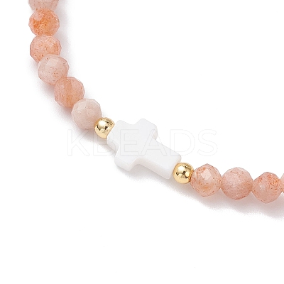 Natural Mixed Gemstone Beaded Braided Bead Bracelets for Women BJEW-JB12211-1