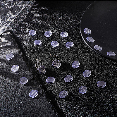 120Pcs Comfort Silicone Earring Pads FIND-SP0001-03-1