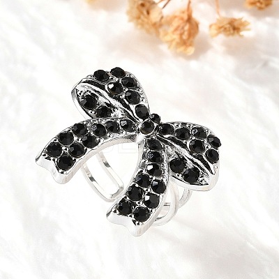 304 Stainless Steel Open Cuff Rings for Women RJEW-F178-01P-02-1
